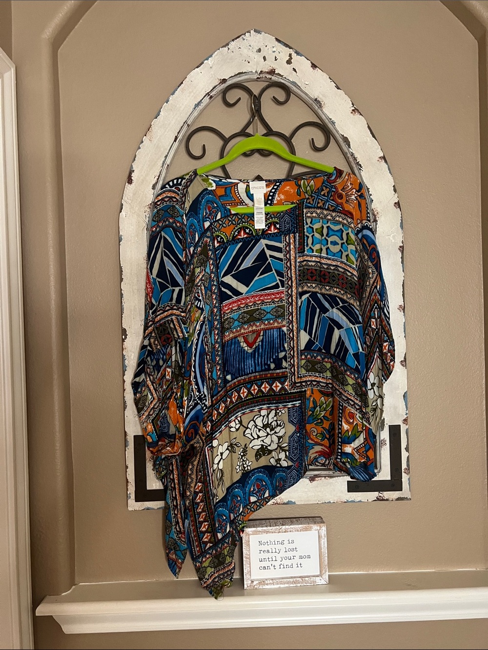 Multi-Color Boho Patchwork Kimono - Brand Unspecified